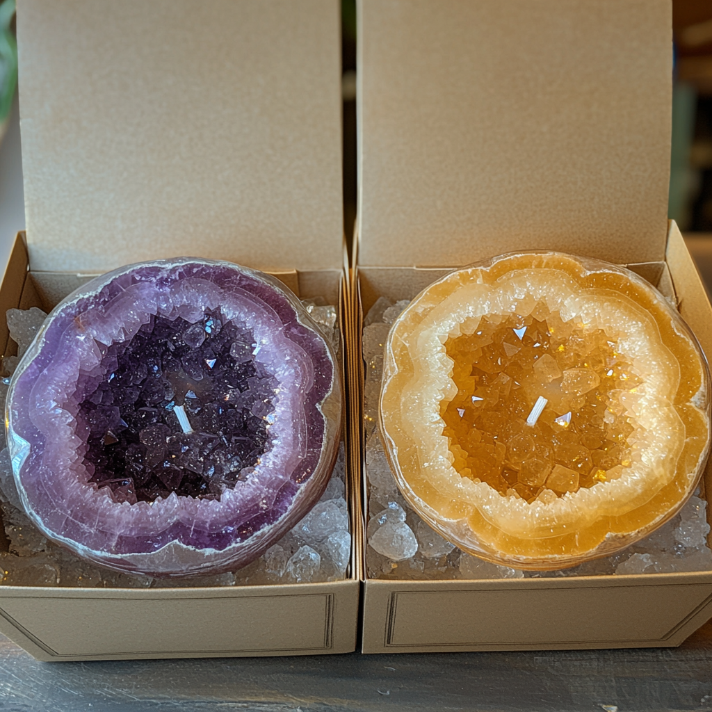 Last day: 45% off 2025 New Aura Crystal Candle