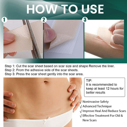Seurico™-Professional Silicone Scar Sheets king- Scars Removal Treatment-Anti-Aging