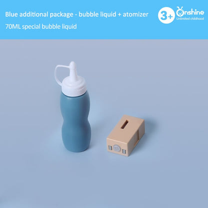 Childhood Infinite Smoke Bubble Machine Elastic Magic Wand-Gift Box Set