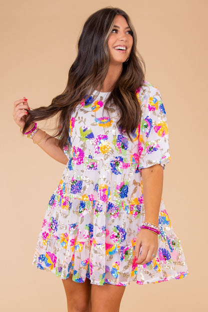 Floral Flair Dress