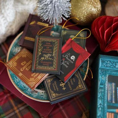 Xmas Season Sale-Mini Book Ornament