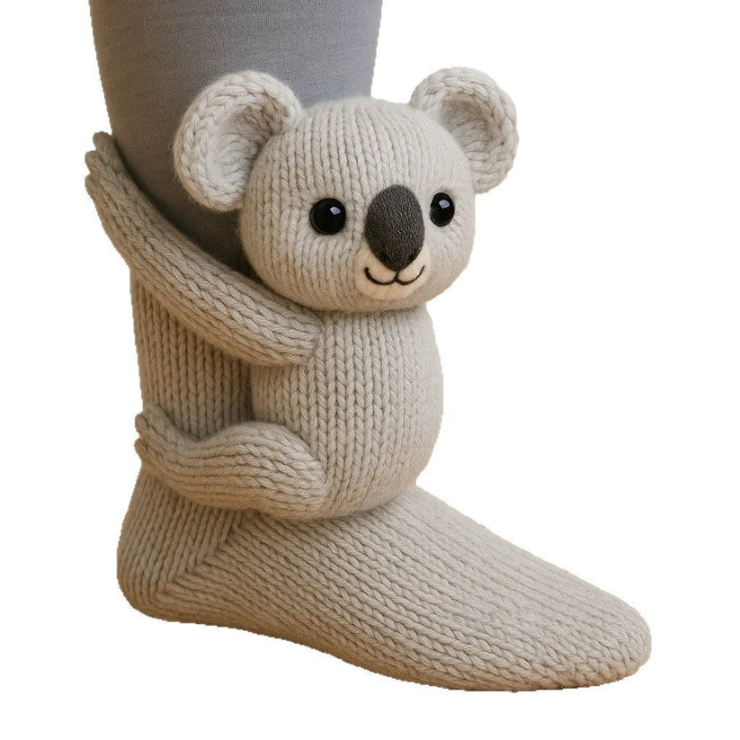 🎅Christmas Sale 50% Off 🎄3D Knit Animal Socks