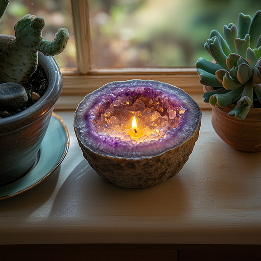 Last day: 45% off  2025 New Aura Crystal Candle