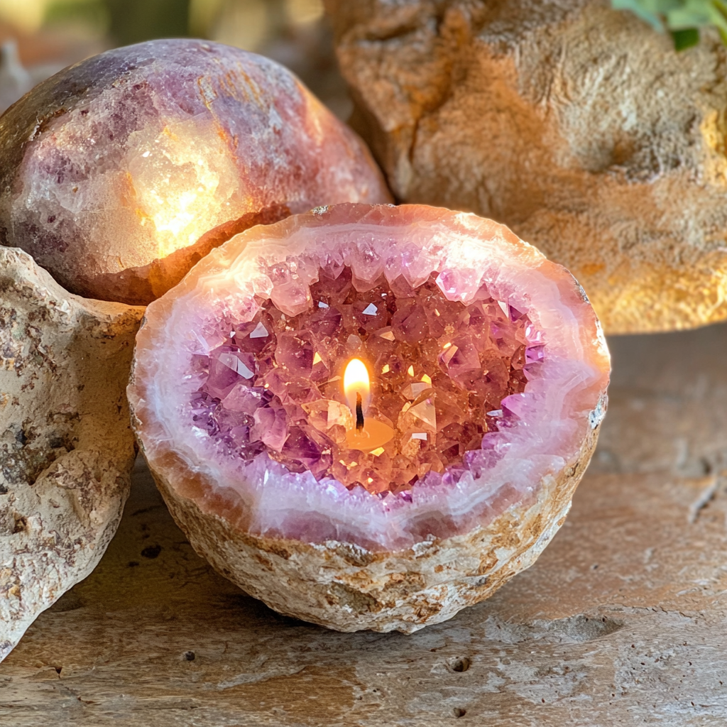 Last day: 45% off  2025 New Aura Crystal Candle